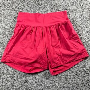 Halara XL Long Red Athletic Shorts Workout Running Yoga hi waist athletic sporty